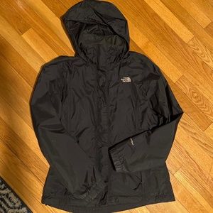 North Face hooded rain jacket